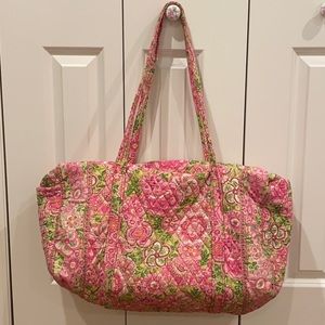 Vera Bradley Large travel duffle signature cotton